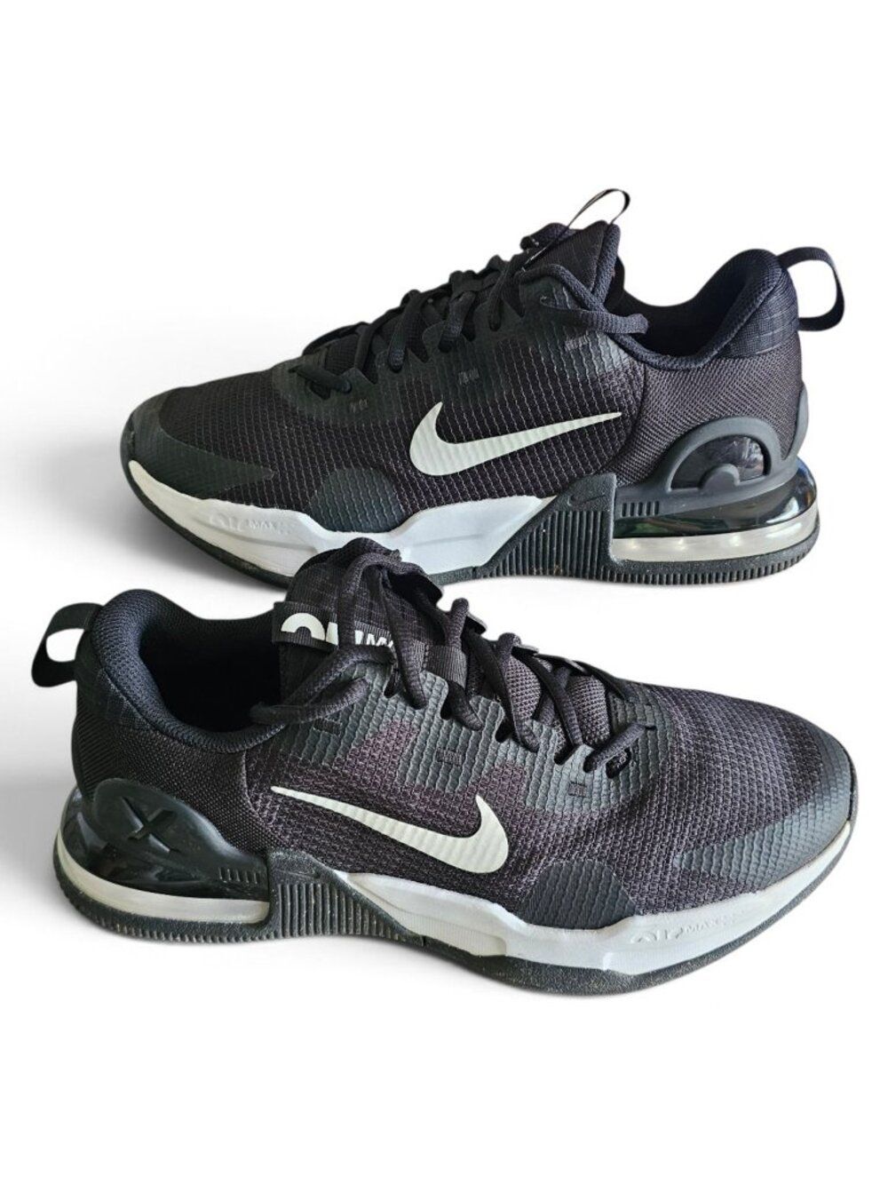 Nike Air Max Alpha Trainer 5 Men's Size 9 Black White Training Gym Shoes - Picture 2 of 9